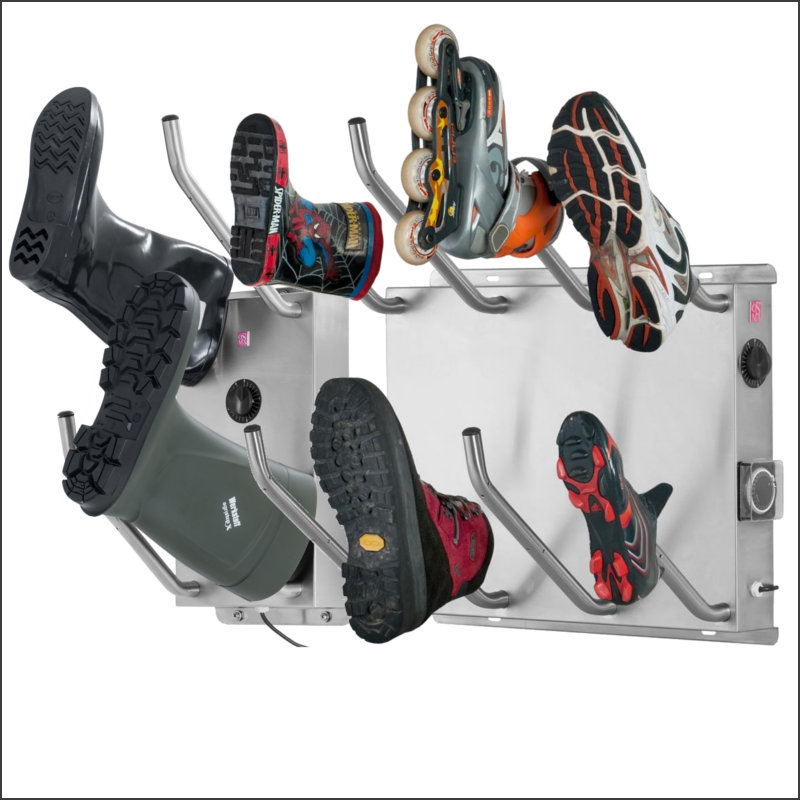 Shoe and boot dryers for private households